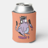 Kat Wat? Murderous Cat, Zombie Cat Halloween Blikjeskoeler (Blikje Achterkant)