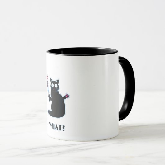 kat wat schimmel mok (Voorkant rechts)