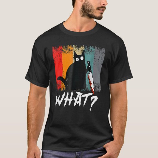  kat wat zwarte moord met een kinderkat t-shirt (Voorkant)