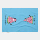 Kat Watermeloen Kind Theedoek (Horizontaal)