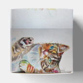 Kat Waterverf op zaterdag Bedankdoosjes (Bovenkant)