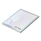 Kat Waterverf Regenboogdier voor kattenbroodjes Notitieblok (Linkerzijde)