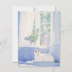  Kat Waterverf Schilderen Briefkaart