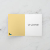 Kat Wearing Rabbit Ears Happy Pasen Kaart (Binnen)