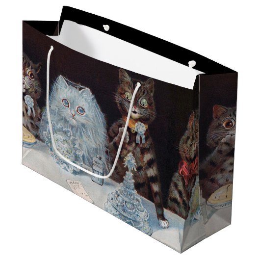 Kat Wedding, huwelijk, bride, Louis Wain Groot Cadeauzakje (Voorkant Gekanteld)