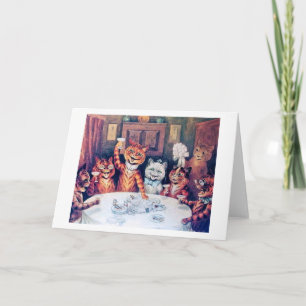 Kat Wedding, huwelijk, bride, Louis Wain Kaart