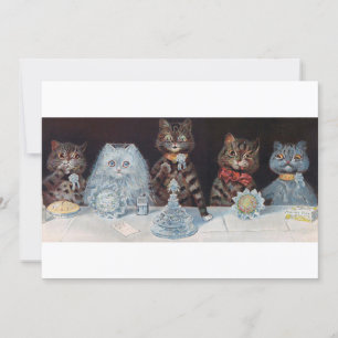 Kat Wedding, huwelijk, bride, Louis Wain Kaart