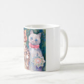 Kat Wedding, huwelijk, bride, Louis Wain Koffiemok (Voorkant rechts)