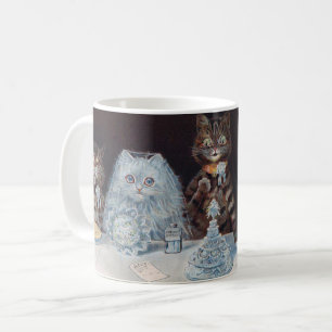 Kat Wedding, huwelijk, bride, Louis Wain Koffiemok
