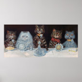 Kat Wedding, huwelijk, bride, Louis Wain Poster (Voorkant)