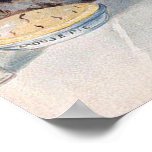 Kat Wedding, huwelijk, bride, Louis Wain Poster (Hoek)