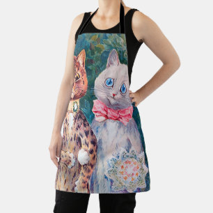 Kat Wedding, huwelijk, bride, Louis Wain Schort