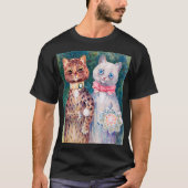 Kat Wedding, huwelijk, bride, Louis Wain T-shirt (Voorkant)