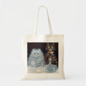 Kat Wedding, huwelijk, bride, Louis Wain Tote Bag (Voorkant)