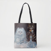 Kat Wedding, huwelijk, bride, Louis Wain Tote Bag (Voorkant)