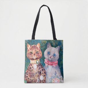 Kat Wedding, huwelijk, bride, Louis Wain Tote Bag