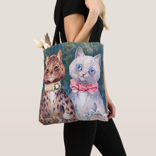 Kat Wedding, huwelijk, bride, Louis Wain Tote Bag (Dichtbij)