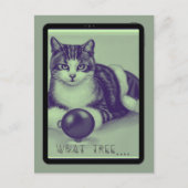 Kat: "Welke boom?" Briefkaart (Voorkant)