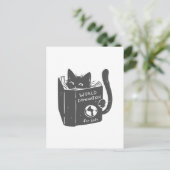 Kat wereldoverheersing katten - Kies achterkleur Briefkaart (Staand voorkant)