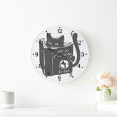 Kat wereldoverheersing katten - Kies achterkleur Grote Klok (Huis)