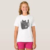Kat wereldoverheersing katten - Kies achterkleur T-shirt (Voorkant volledig)