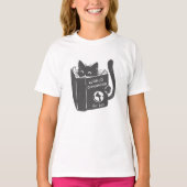 Kat wereldoverheersing katten - Kies achterkleur T-shirt (Voorkant)