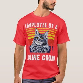 KAT-WERKNEMER VAN EEN MAINEKOON T-SHIRT