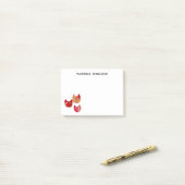 Kat whimsical Leuk Gepersonaliseerde Naam Post-it® Notes (Op bureau)
