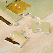 Kat Whiskers Heart Nose Waterverf Legpuzzel (Zijkant)