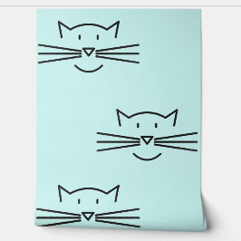 Kat Whiskers Ontwerp Behang