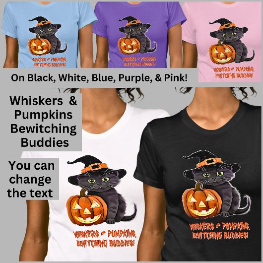 KAT WHISKERS & POMPOENEN, BEWITCHING MAATJES T-SHIRT