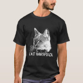 Kat Whisperer Kat Persoon Kat Liefhebber Gift T-shirt (Voorkant)