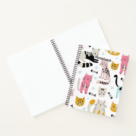 Kat White Notitieboek (Binnen)