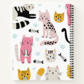 Kat White Notitieboek (Achterkant)