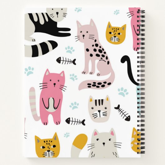 Kat White Notitieboek (Achterkant)