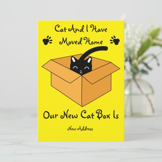 Kat Wijziging adres Kaart verplaatsing thuis (Staand voorkant)