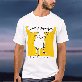 Kat wil een feestje geven! t-shirt