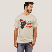 Kat wil kerstcadeautjes direct t-shirt (Voorkant volledig)