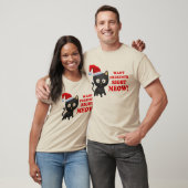 Kat wil kerstcadeautjes direct t-shirt (Unisex)