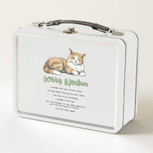 Kat Wisdom - Funny Cat Rules met een bruine kat