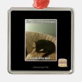 Kat Wishes Metalen Ornament (Voorkant)