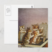 Kat-wiskunde Briefkaart (Voorkant / Achterkant)