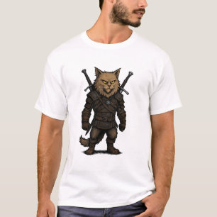 Kat Witcher – Middeleeuwse Fantasie Krijger T-shirt