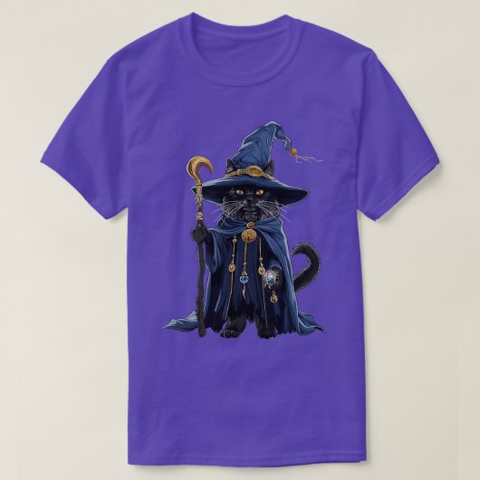 Kat Wizard T-shirt (Design voorkant)