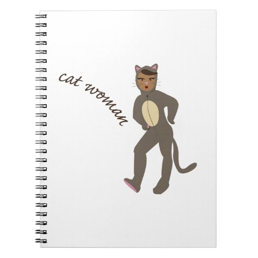 Kat Woman Notitieboek (Voorkant)