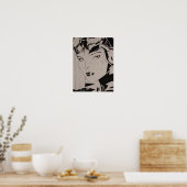 Kat Woman Poster (Keuken)