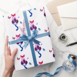 Kat-wrapppapier Cadeaupapier