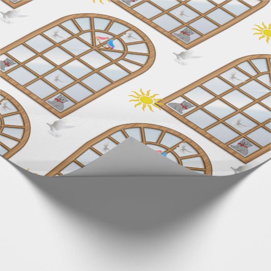 Kat-wrapppapier Cadeaupapier (Hoek)