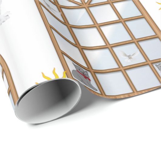 Kat-wrapppapier Cadeaupapier (Rol Hoek)