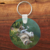 Kat wust Art Sleutelhanger (Voorkant)